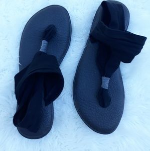 Sanuk yoga mat sling sandals